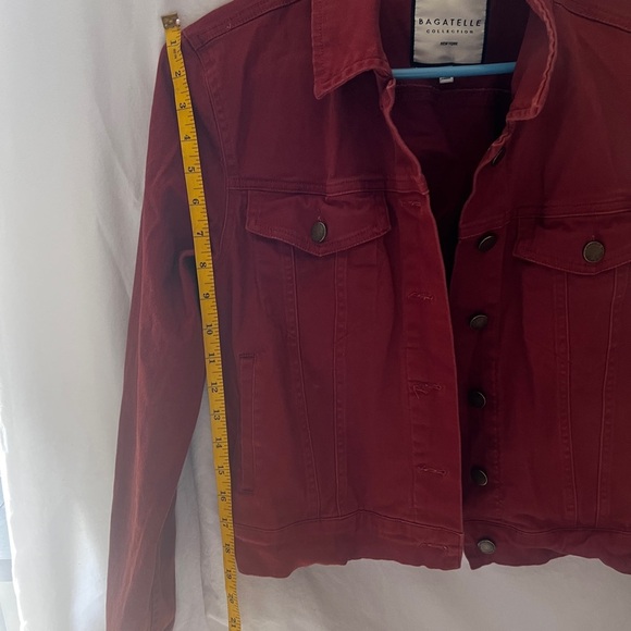 Bagatelle Collection Vibrant Red Jacket - Picture 5 of 11